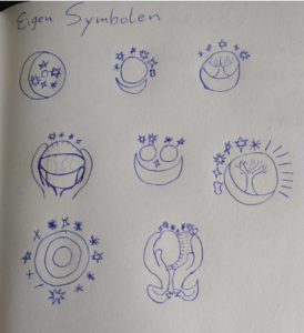 Eerste eigen symbolen